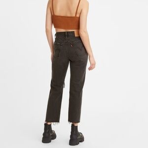 WEDGIE STRAIGHT FIT WOMEN'S JEANS BLACK WASH
